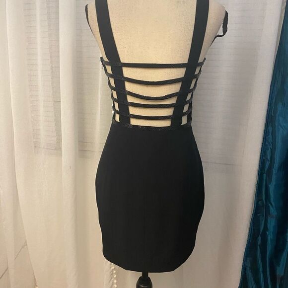 Niteline della roufogali black dress, size 6 - Picture 3 of 12